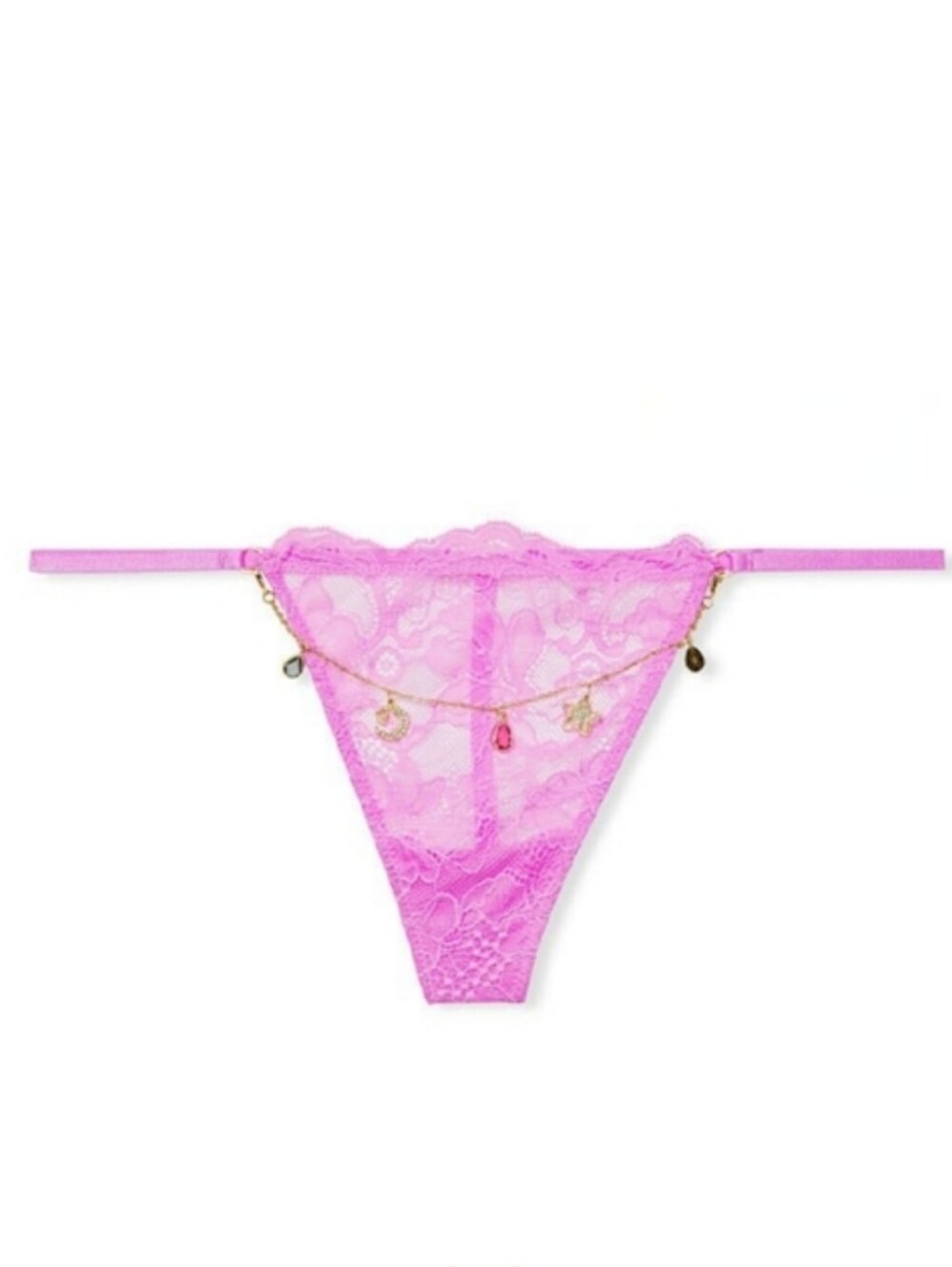 Victoria's secret very sexy charm Lace v-string panty MEDIUM PINK